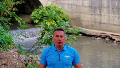 Davor Dragičević uz korito Crkvene kod betonskog ispusta u Banjoj Luci