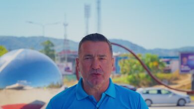 Davor Dragičević na teniskom kompleksu u Banjoj Luci