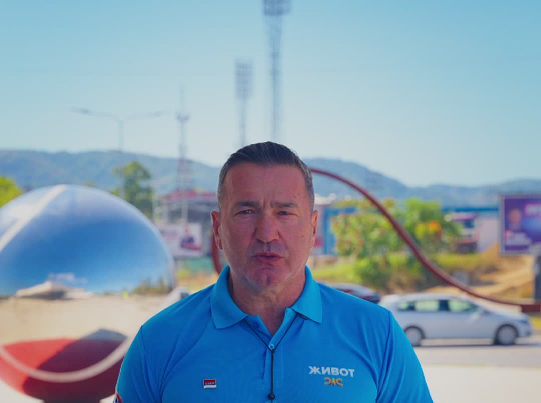 Davor Dragičević na teniskom kompleksu u Banjoj Luci