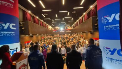 Ujedinjena Srpska u Bratuncu održala veliku predizbornu tribinu