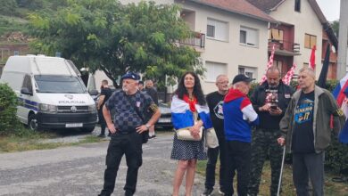 Incident u Pakracu: Ustaška obilježja i prijetnje pred kućom Veljka Džakule