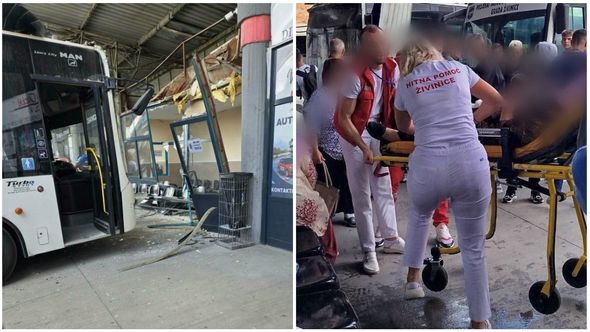 Nesreća u Živinicama: Autobus udario u stanicu, povrijeđene tri osobe