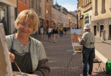 Slikarka Elena Demina prenosi motive iz Gospodske ulice na svoja platna