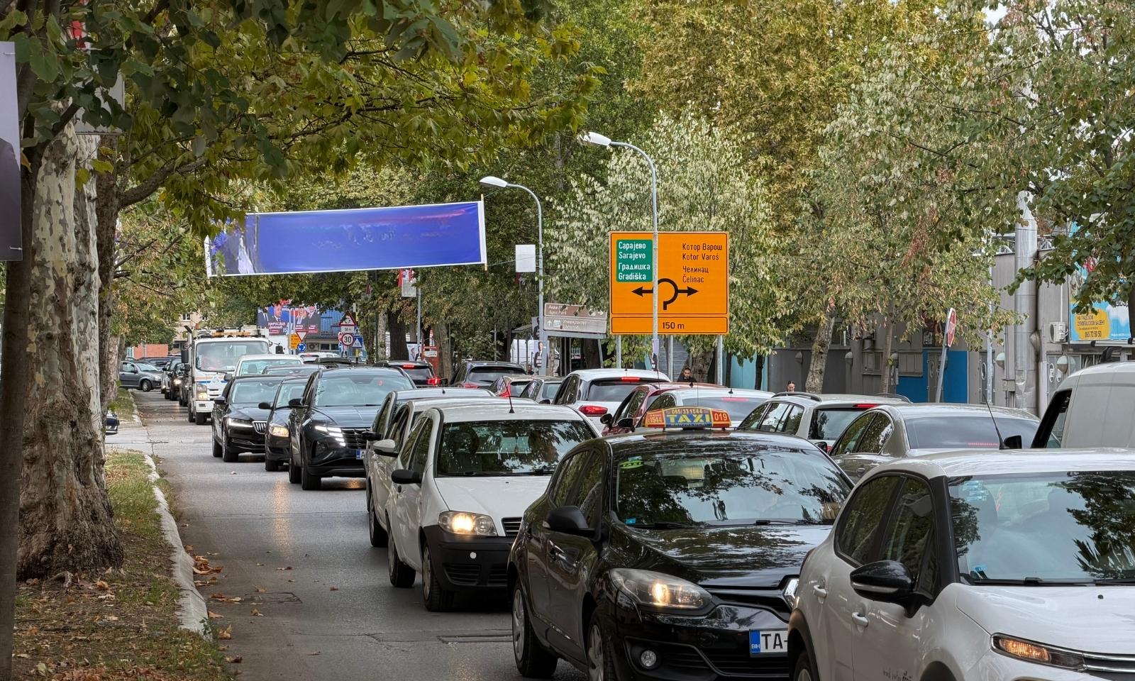 Saobraćajne gužve u Boriku ne jenjavaju ni usred radnog dana