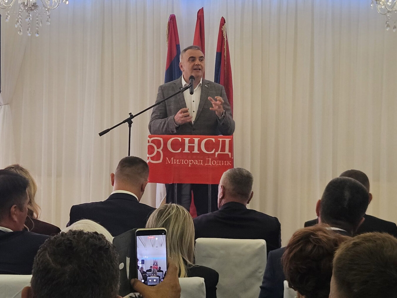 Savo Minić u Gacku poručio da srpski narod ne smije dozvoliti nametanja
