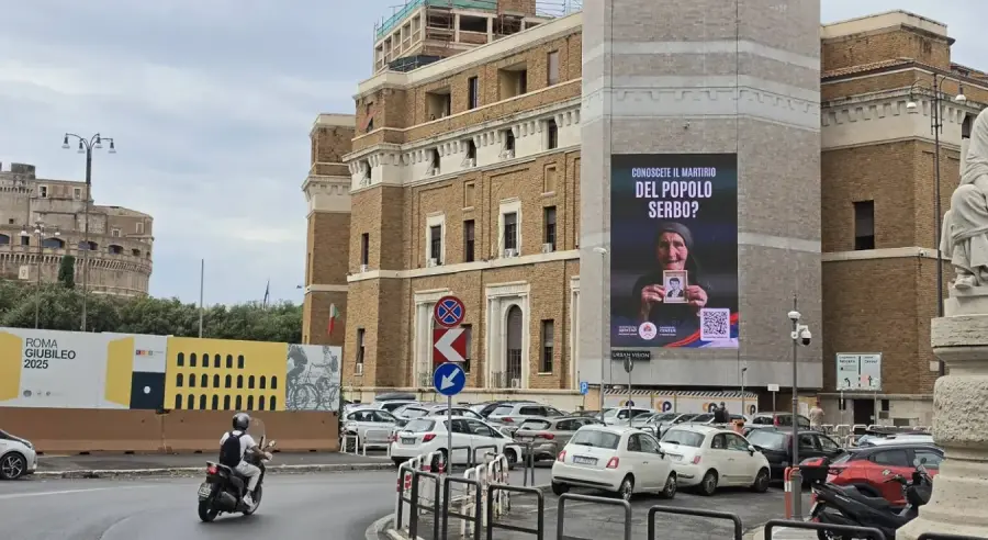 Priča o stradanju srpskog naroda na ulicama Rima
