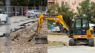Uklanja se asfalt za novu javnu garažu u centru Banjaluke