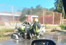 Vatrogasci gase požar kod Banjalučke pivare, automobil izgorio