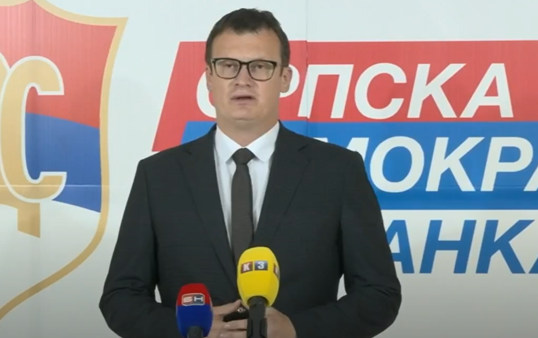 Marinko Božović na konferenciji za medije o radu Vlade Republike Srpske