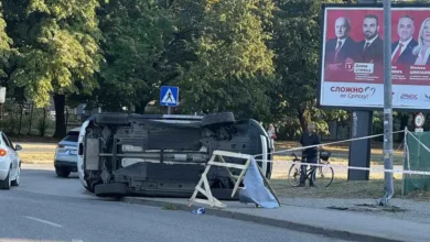 Saobraćajna nezgoda u Banjaluci: Automobil završio na boku kod Rebrovca