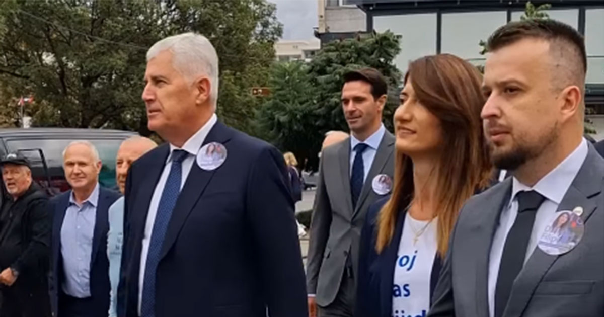 Dragan Čović u Banjaluci pružio podršku kandidatu za predsjednika Republike Srpske