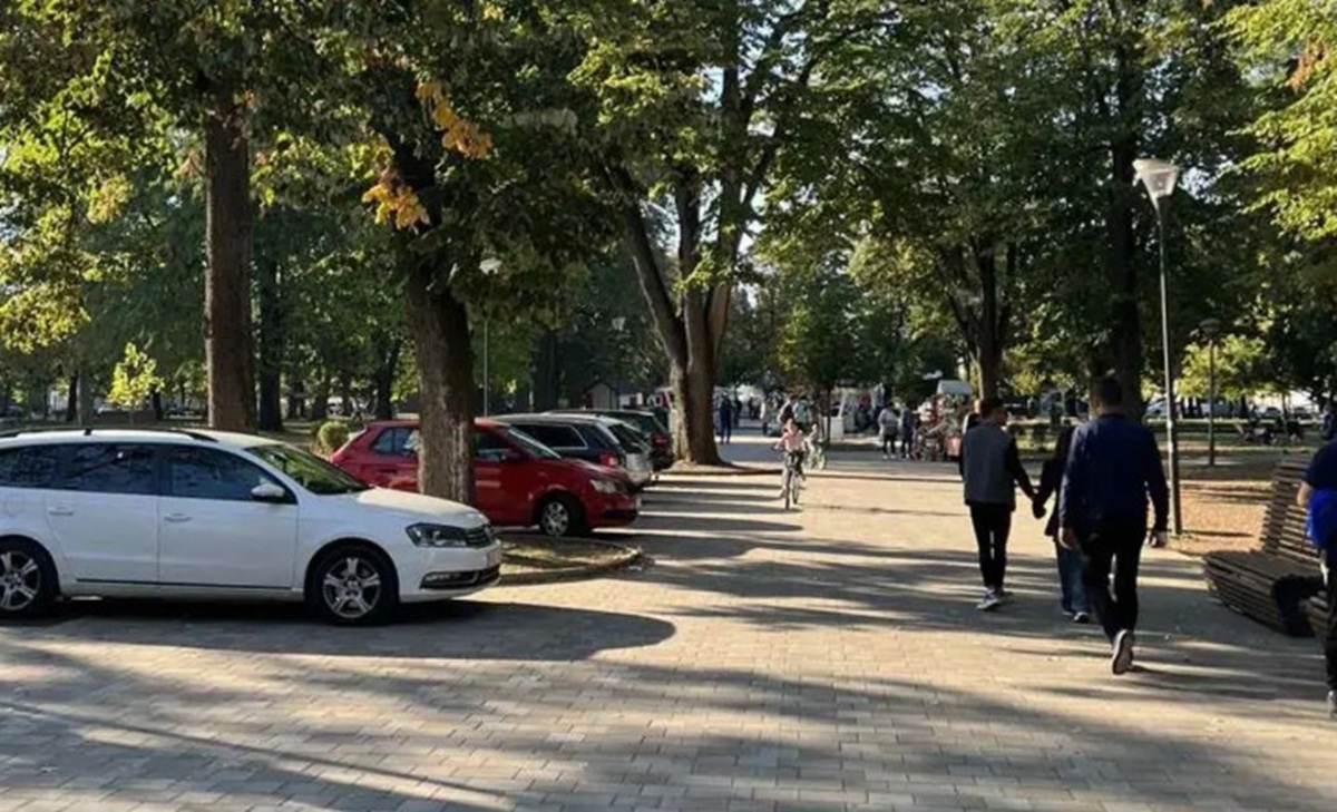 Automobili na šetalištu u Parku „Mladen Stojanović“ izazvali negodovanje