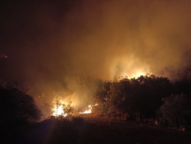 Zaustavljeno širenje vatre kod manastira Vozućica: Vatrogasci i mještani spriječili katastrofu