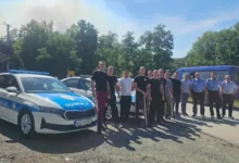 Hrabri teslićki policajci u slobodno vrijeme gasili vatrenu stihiju