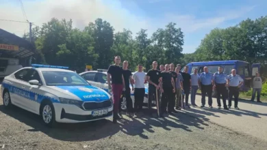 Hrabri teslićki policajci u slobodno vrijeme gasili vatrenu stihiju