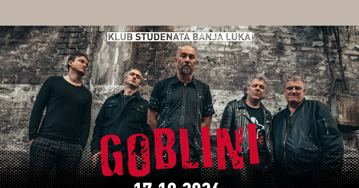 Pank spektakl u KSB-u: Goblini stižu pred banjalučku publiku 17. oktobra