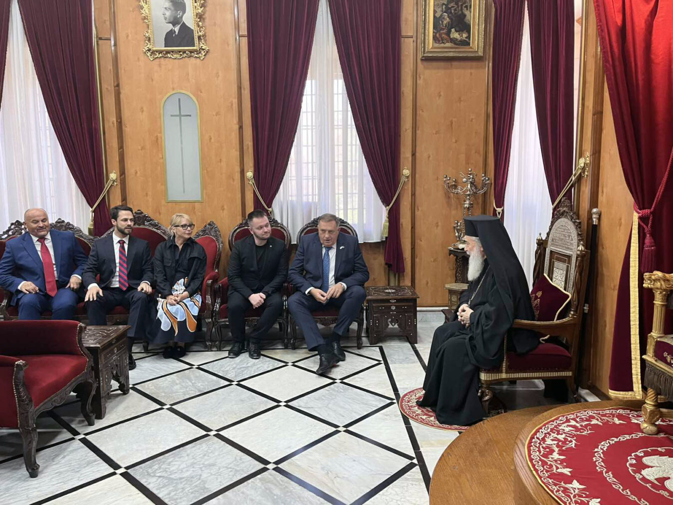 Milorad Dodik u Jerusalimu razgovarao sa patrijarhom Teofilom Trećim