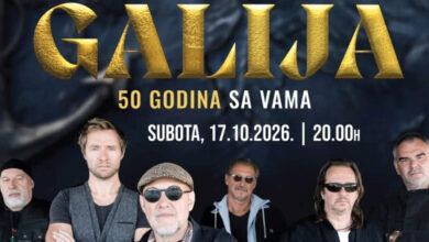 Veliki koncert grupe Galija u Banjaluci za pola vijeka rada