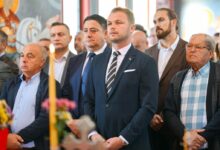 Draško Stanivuković na obilježavanju slave u selu Hase
