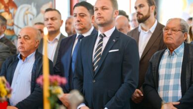 Draško Stanivuković na obilježavanju slave u selu Hase