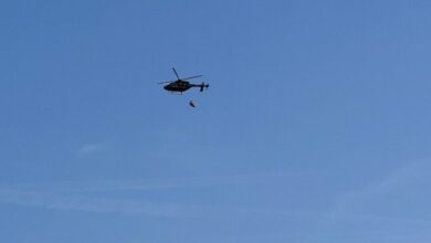 U gašenje požara na Suvoj planini uključuju se i helikopteri MUP-a Srbije
