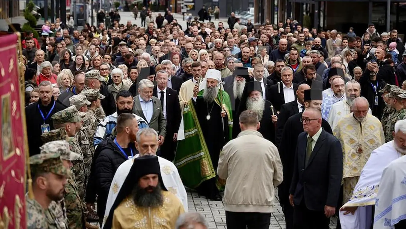 Patrijarh Porfirije na Palama: Svečani doček uoči osveštanja hrama