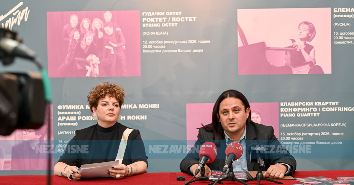 Vrhunski muzički umjetnici stižu na devetu Jesenju sonatu u Banskom dvoru