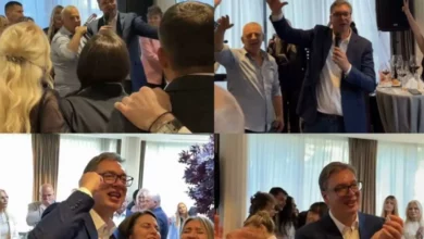 Aleksandar Vučić obilježio kraj mandata uz pjesmu i ples