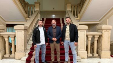 Svjetski šampion Ognjen Topić na prijemu u Gradskoj upravi