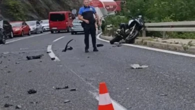 Sudar automobila i motocikla na putu Konjic-Bradina: Povrijeđen vozač