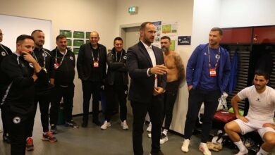 Vico Zeljković u svlačionici proslavio trijumf nad Rumunijom