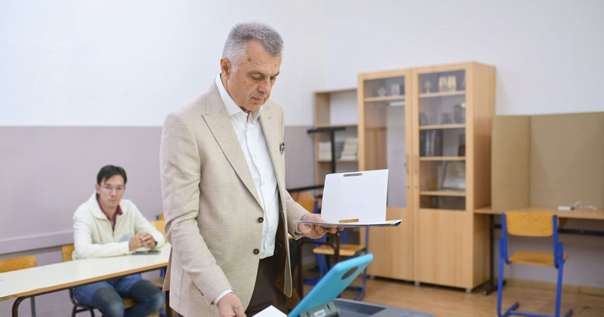 Igor Radojičić iskoristio biračko pravo u Banjaluci