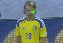 Laserom ometali švedskog fudbalera na Bilinom polju