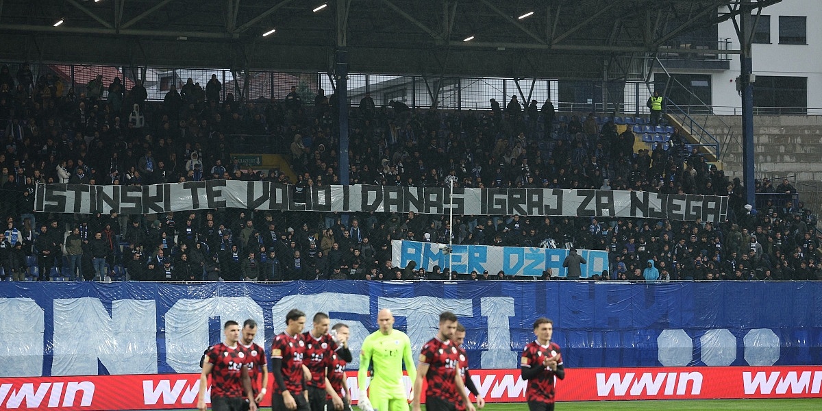 Emotivan oproštaj od Amera Džane na Grbavici