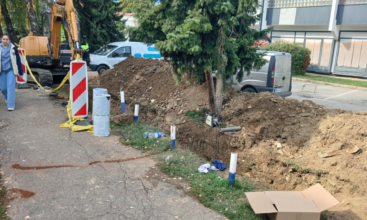 Sanacija vodovodne mreže kod dvorane Obilićevo u Banjaluci