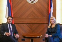 Željka Cvijanović primila francuskog ambasadora u Banjaluci