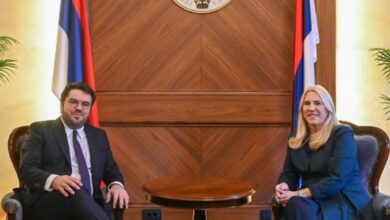 Željka Cvijanović primila francuskog ambasadora u Banjaluci