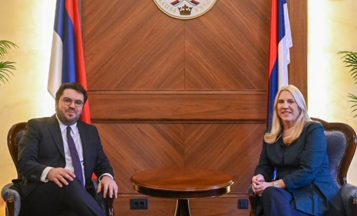 Željka Cvijanović primila francuskog ambasadora u Banjaluci