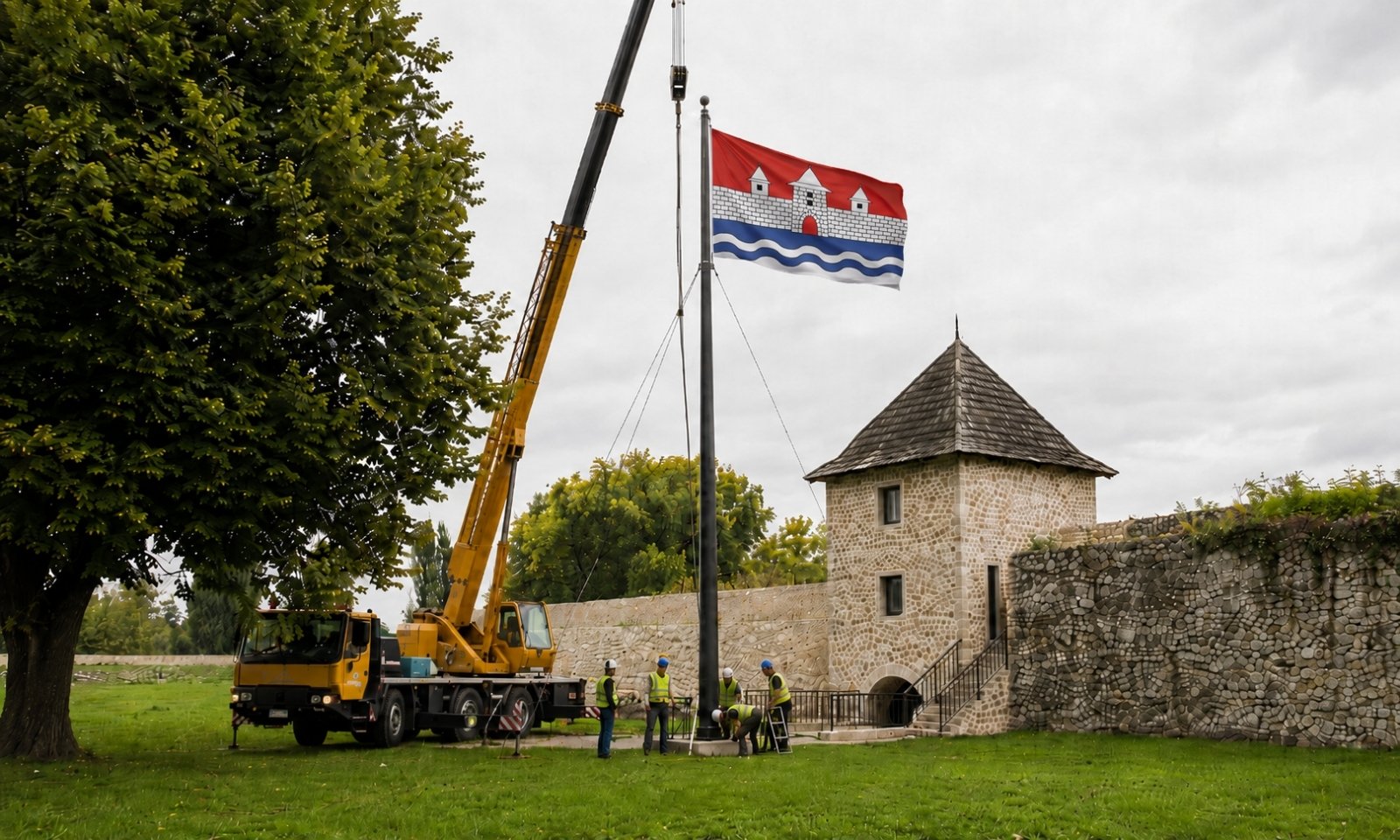 Za postavljanje tri jarbola u Banjaluci ponovo izabran ASV Inženjering