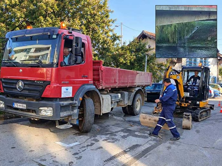Složena sanacija pod mostom: kvar na Venecija mostu zatvorio slavine u Banjaluci