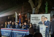 Nebojša Vukanović sa tribine u Trebinju: Svaki glas je važan