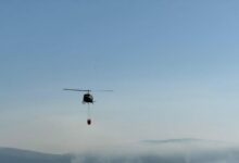 Aktivan požar na Čvrsnici: U gašenje uključen i helikopter OSBiH