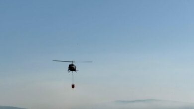 Aktivan požar na Čvrsnici: U gašenje uključen i helikopter OSBiH