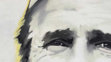 Novi mural Čika Ale osvanuo na obali Vrbasa naspram Kastela