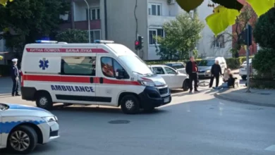 Saobraćajna nezgoda u Banjaluci: automobil udario biciklistu kod Zelenog mosta