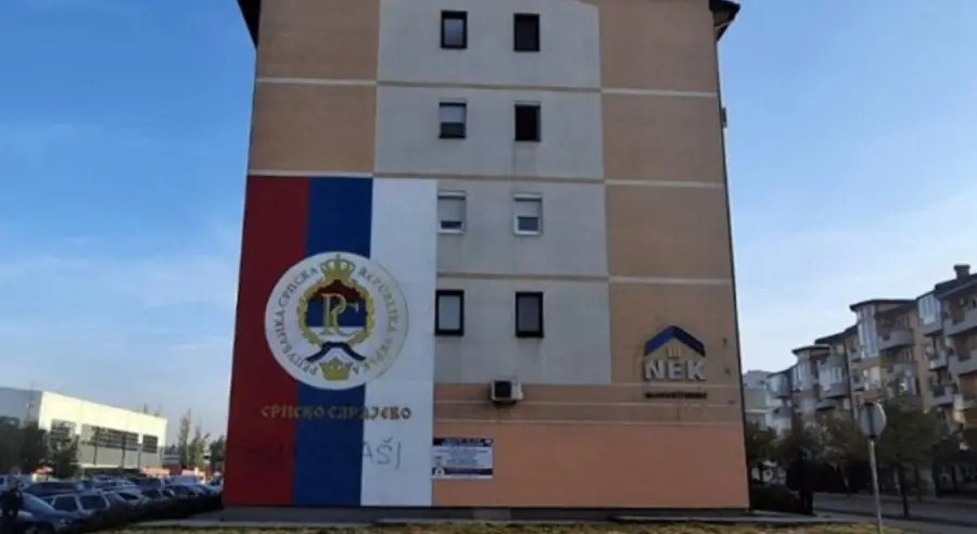 Uhapšen zbog grafita na zastavi Republike Srpske u Istočnom Sarajevu
