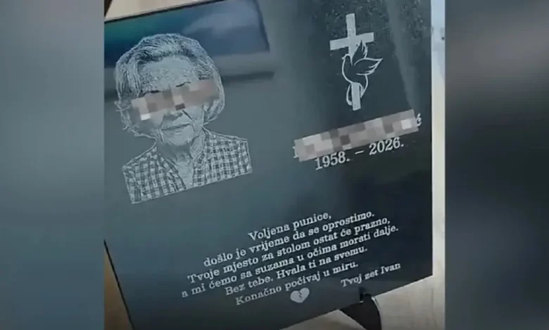 Nadgrobna ploča za taštu: Zet poslao spomenik na adresu žive žene