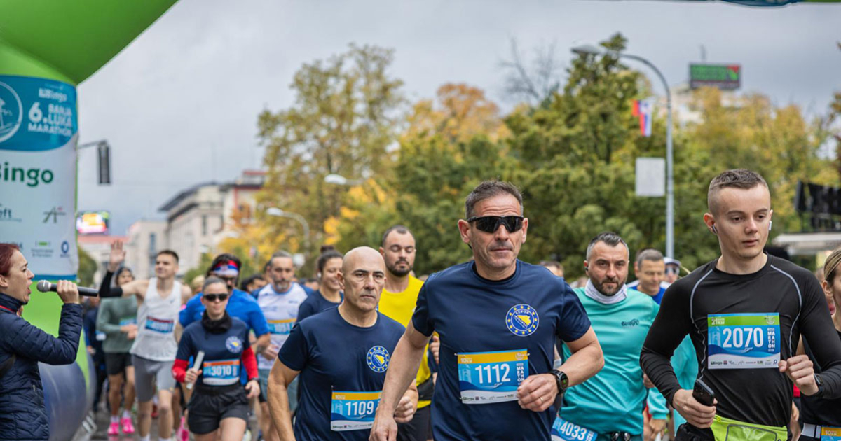 Banjalučki maraton okupio i pripadnike EUFOR-a: Više od 40 vojnika na trkačkoj stazi