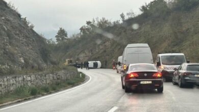 Saobraćajna nezgoda kod Bočca usporila kretanje vozila