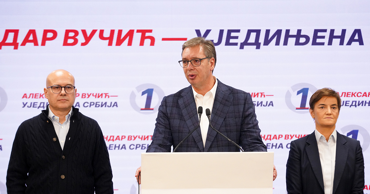 Vanredni parlamentarni izbori u Srbiji: Vučić priznao poraz svoje stranke